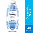 thumbnail image 1 of Downy Ocean Mist Rinse & Refresh Laundry Odor Remover and Fabric Softener 48 fl oz Packaging May Vary, 1 of 5