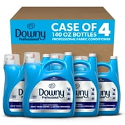 Downy Professional Commercial Liquid Fabric Softener, Clean & Fresh Scent, 190 Loads, 140 fl oz