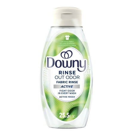 Downy Rinse Out Odor Laundry Rinse, Tackles Tough Odors, Active Fresh Scent, 25.5 fl oz