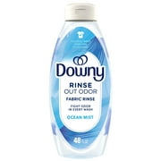 Downy Fabric Rinse Laundry Odor Remover and Softener, Ocean Mist Scent, 48 fl oz