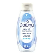 Downy Rinse Out Odor Laundry Rinse, Tackles Tough Odors and Refreshes, Ocean Mist Scent, 25.5 fl oz