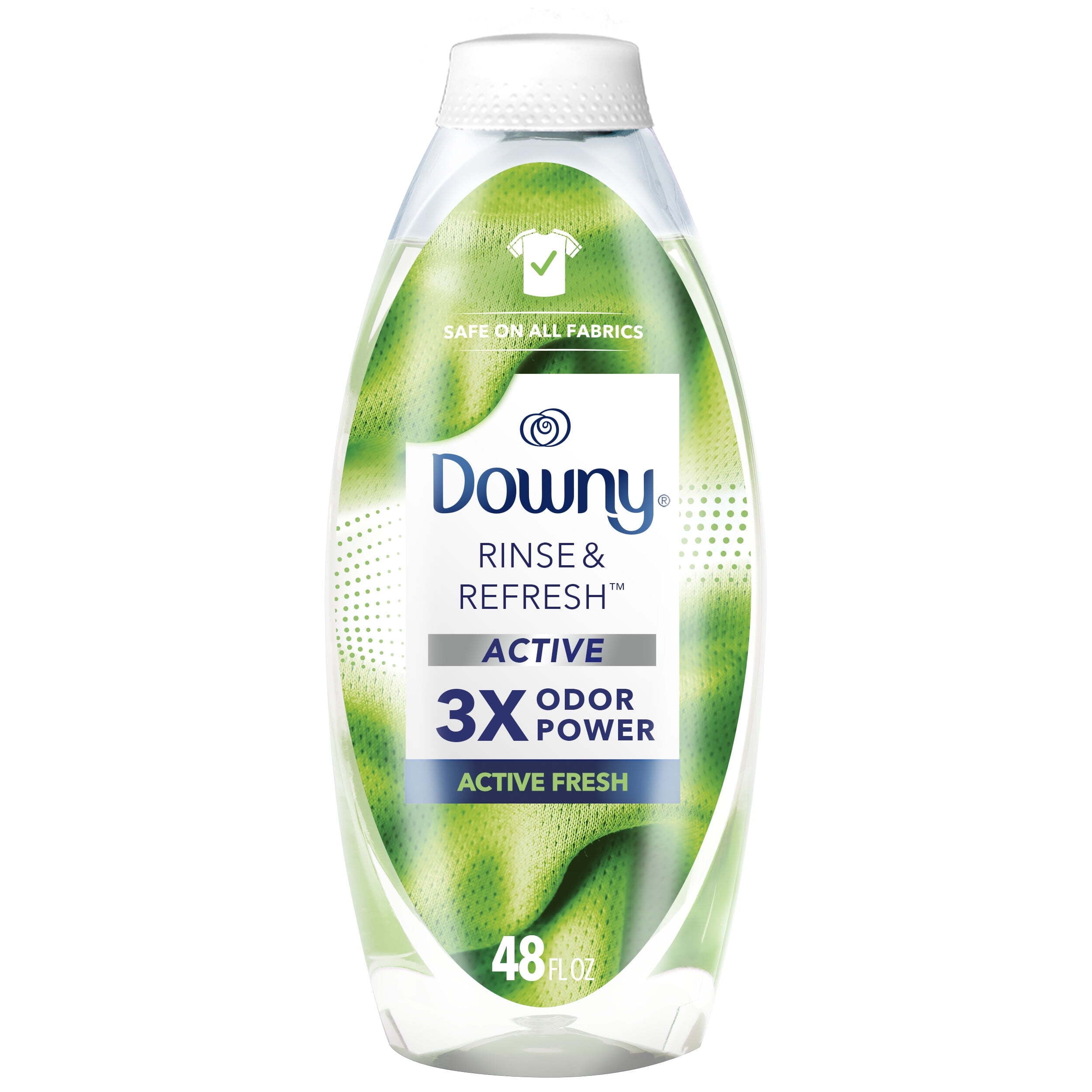 Downy Rinse & Refresh Liquid Laundry Odor Remover & Fabric Softener, 48