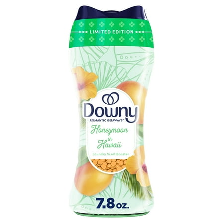 Downy Romantic Getaways In-Wash Laundry Scent Booster Beads, Honeymoon in Hawaii Scent, 7.8 oz