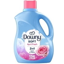 Downy Liquid Fabric Softener and Conditioner, April Fresh Scent, 100 fl oz, 136 Loads