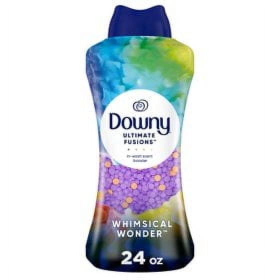 Downy Ultimate Fusions In-Wash Scent Booster Beads + Dual Action Scent Release, Whimsical Wonder 24 oz.pack of 2