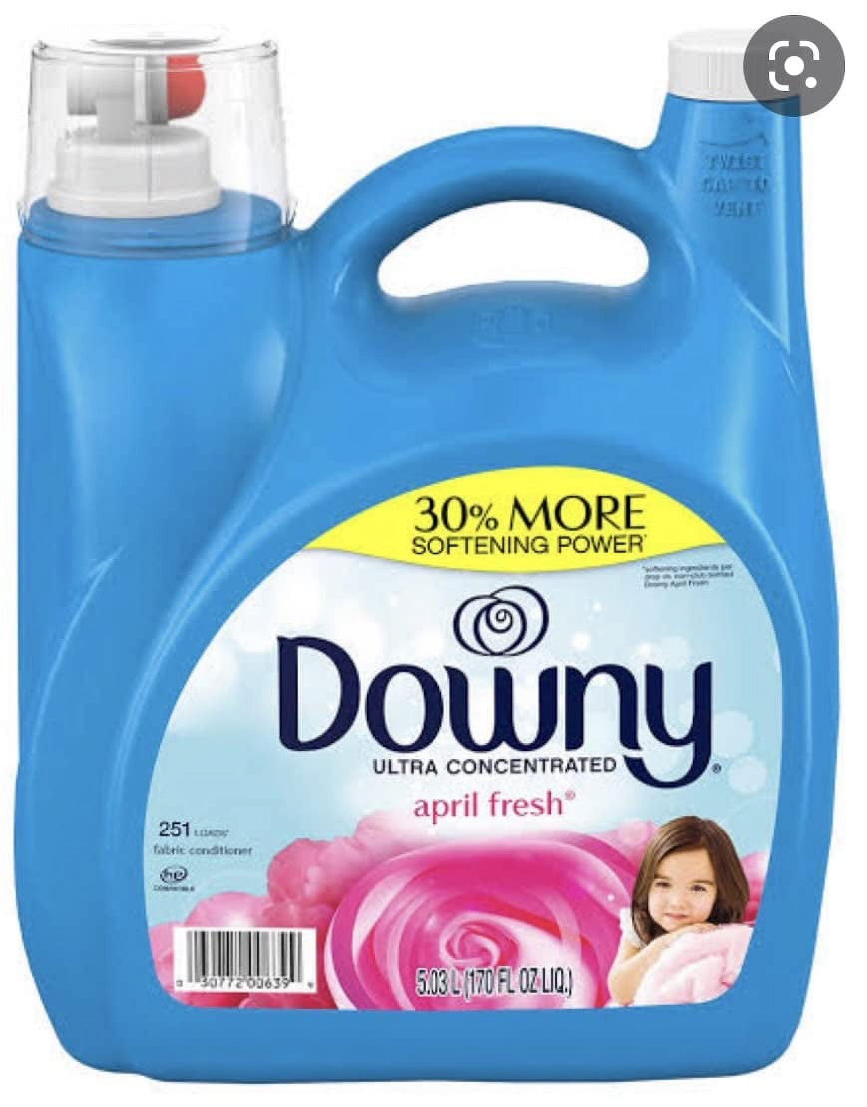 Downy Ultra Concentrated Liquid Fabric Softener, April Fresh (170 Fl Oz