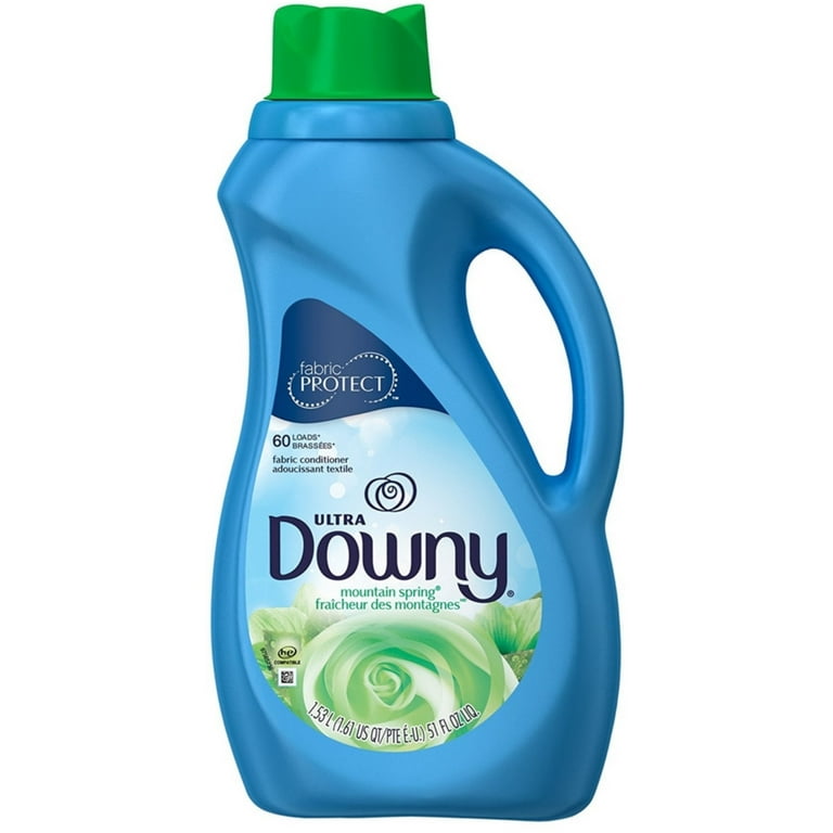 Downy Ultra Fabric Softener, Mountain Spring 51 oz (Pack of