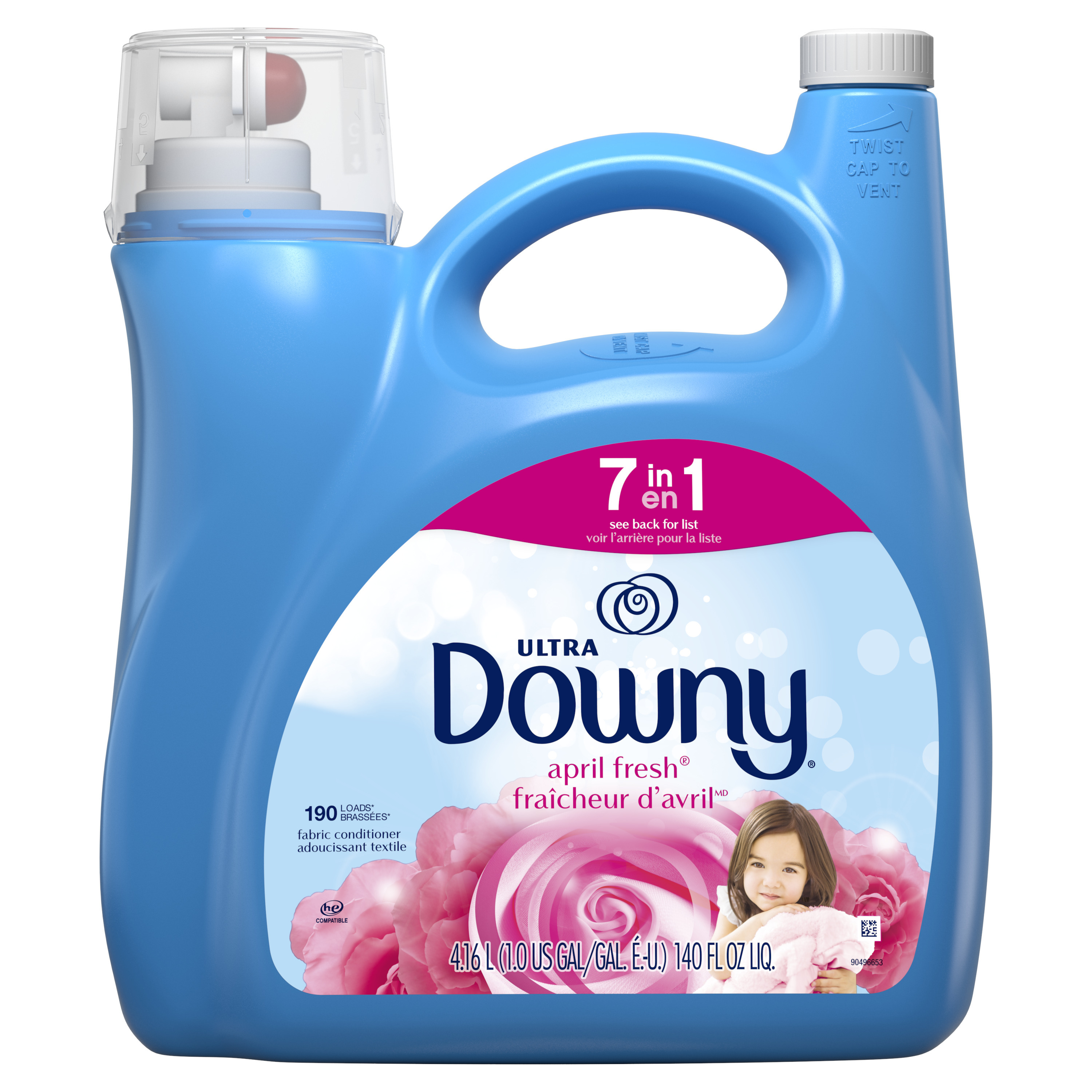 Downy Infusions Liquid Fabric Softener, Calm, Lavender & Vanilla Bean