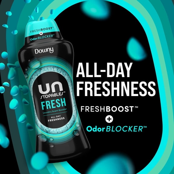 Downy Unstopables Fresh In-Wash Scent Booster Beads - 30.1 oz - Pack of 2