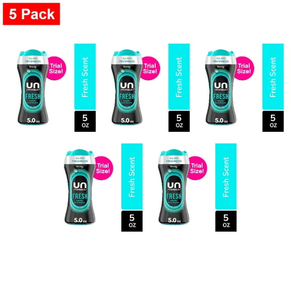 Downy Unstopables Fresh In-Wash Scent Booster Beads 5 oz - 5 Pack