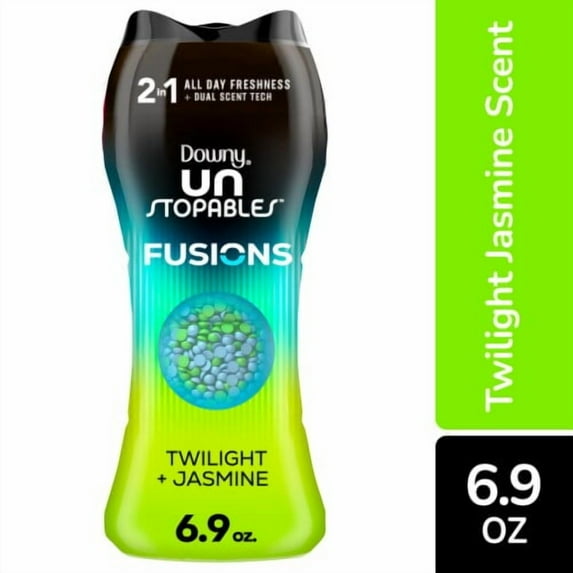 Downy Unstopables Fusions In-Wash Laundry Scent Booster Beads, Twilight and Jasmine Scent, 6.9 oz 6.9 oz