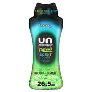 Downy Unstopables Fusions In-Wash Scent Booster Laundry Beads, Twilight Jasmine Scent, 26.5 oz, 2-in-1 All Day Freshness