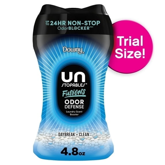 Downy Unstopables Fusions Odor Defense In-Wash Laundry Scent Booster Beads, Daybreak & Clean Scent, 4.8 oz