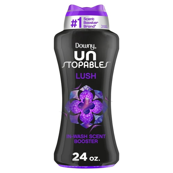 Downy Unstopables In-Wash Laundry Scent Booster Beads, Lush, 24 Oz