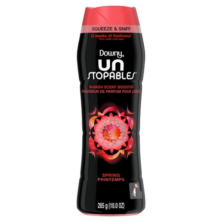 Downy Unstopables In-Wash Scent Booster Beads, SPRING, 10 oz