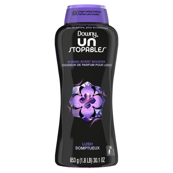 Downy Unstopables In-Wash Scent Booster Beads - Lush - 30.1 oz- Pack of 2