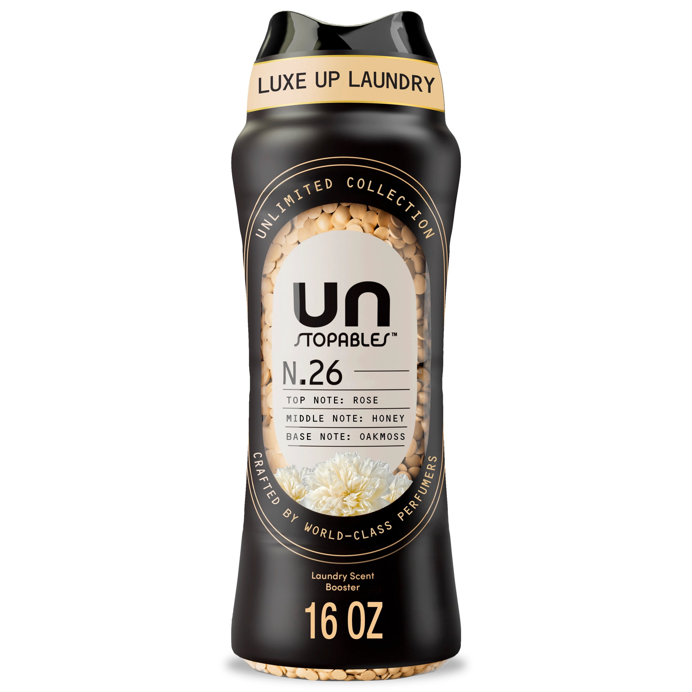 Downy Unstopables Unlimited Collection In-Wash Laundry Scent Booster Beads, No. 26, Fine Fragrance, Long-Lasting Fresh Scent Beads, 16 oz