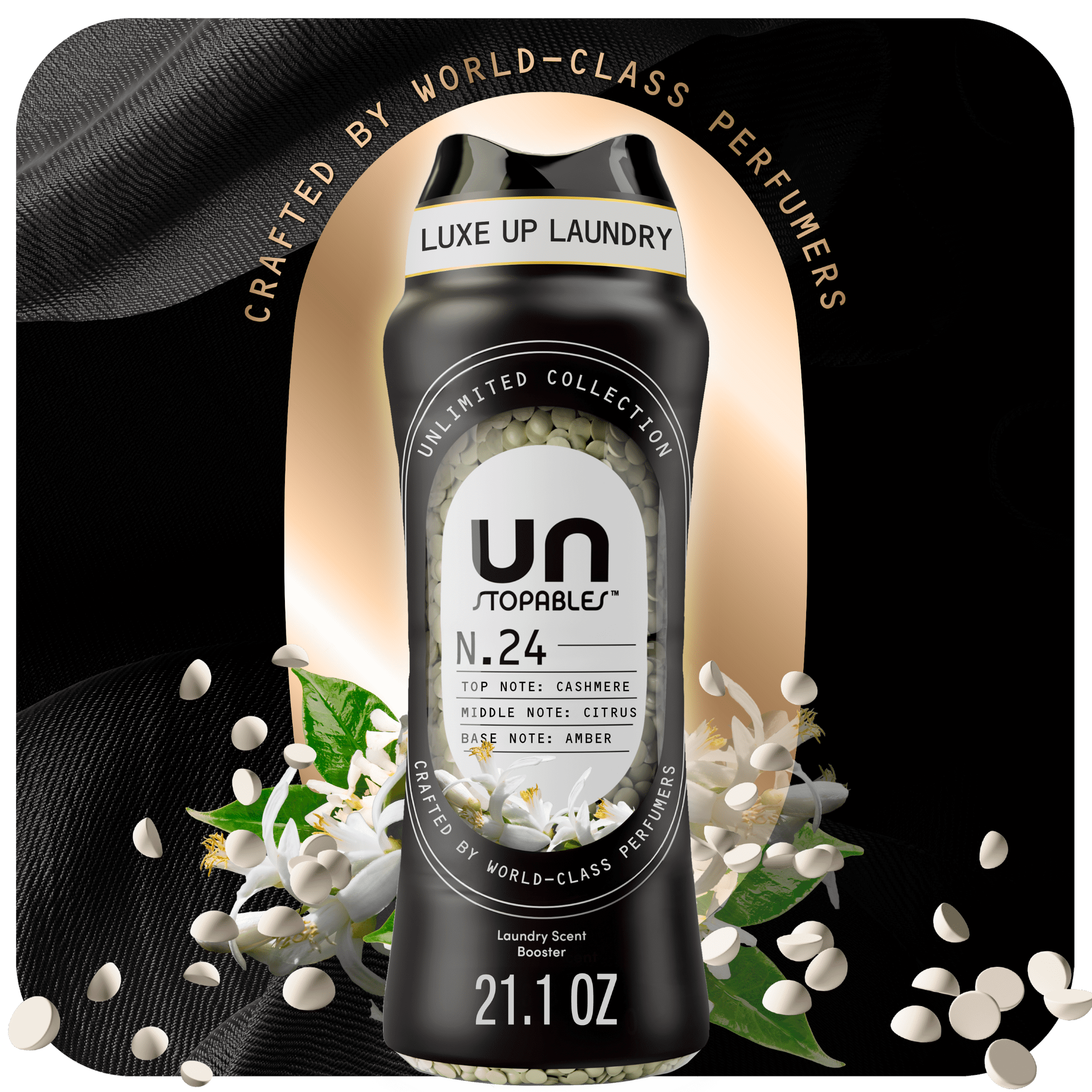 Downy Unstopables Unlimited Collection In-Wash Laundry Scent Booster Beads, N.24 Scent, 21.1 oz
