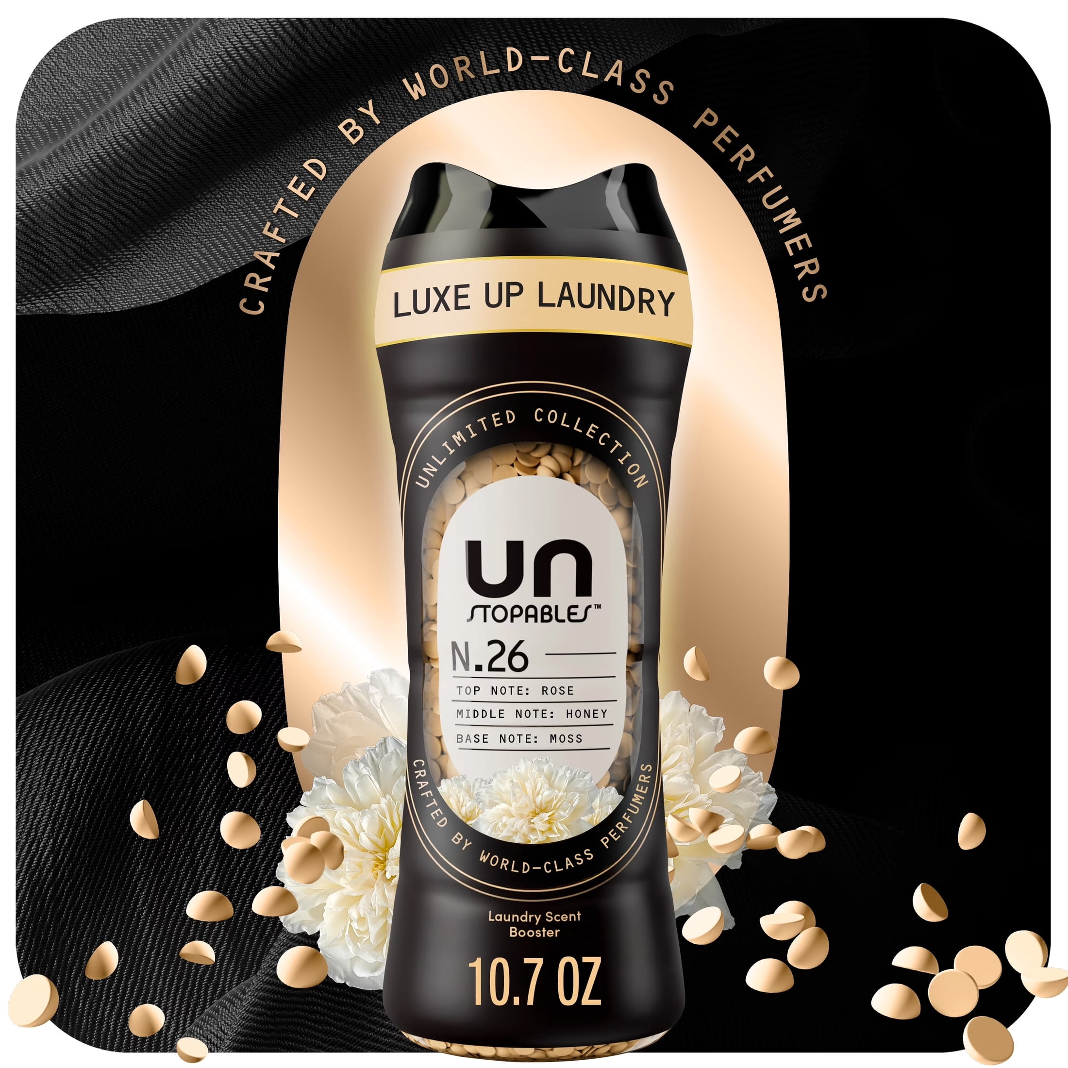 Downy Laundry Scent Beads, Unstopables Unlimited Collection, In-Wash Scent Booster, N.26 Scent, 10.7 oz