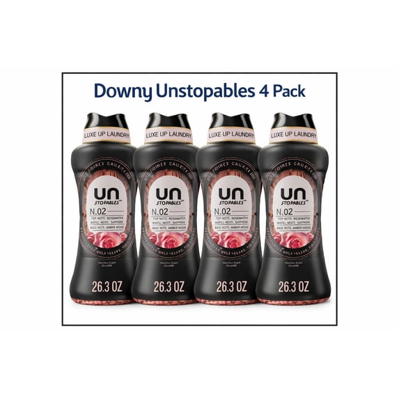 Downy Unstopables Unlimited Collection Scent Booster Beads, No. 2, 26.3 oz, 4 Pack (Free Shipping)