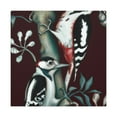 thumbnail image 1 of Downy Woodpecker Rococo - Canvas, 1 of 25