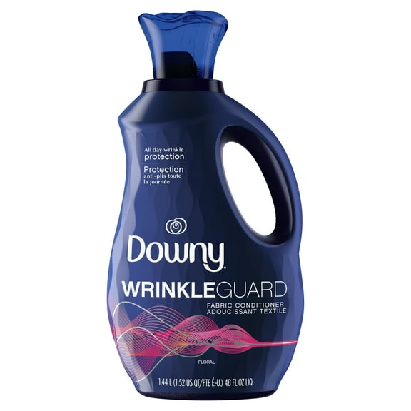 Downy Wrinkle Guard Floral, 48 fl oz Liquid Fabric Softener and Conditioner