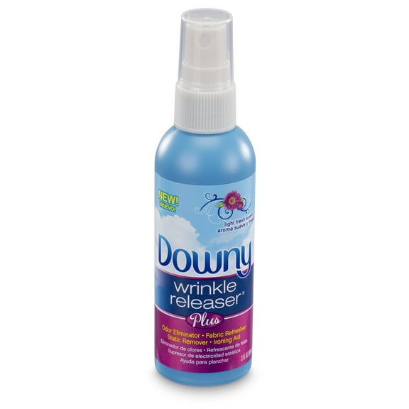 Downy Wrinkle Release Spray Plus, Static Remover, Odor Eliminator, Fabric Refresher And Ironing Aid, Light Fresh Scent, 3 Fl Oz, Pack Of 1