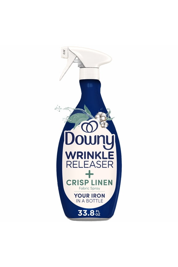 Wrinkle Releaser Spray, Fabric Refreshing and Odor Eliminating, Crisp Linen, Fresh Scent, 33.8 fl oz