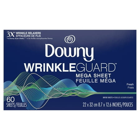 WrinkleGuard Dryer Sheets,, 60 count