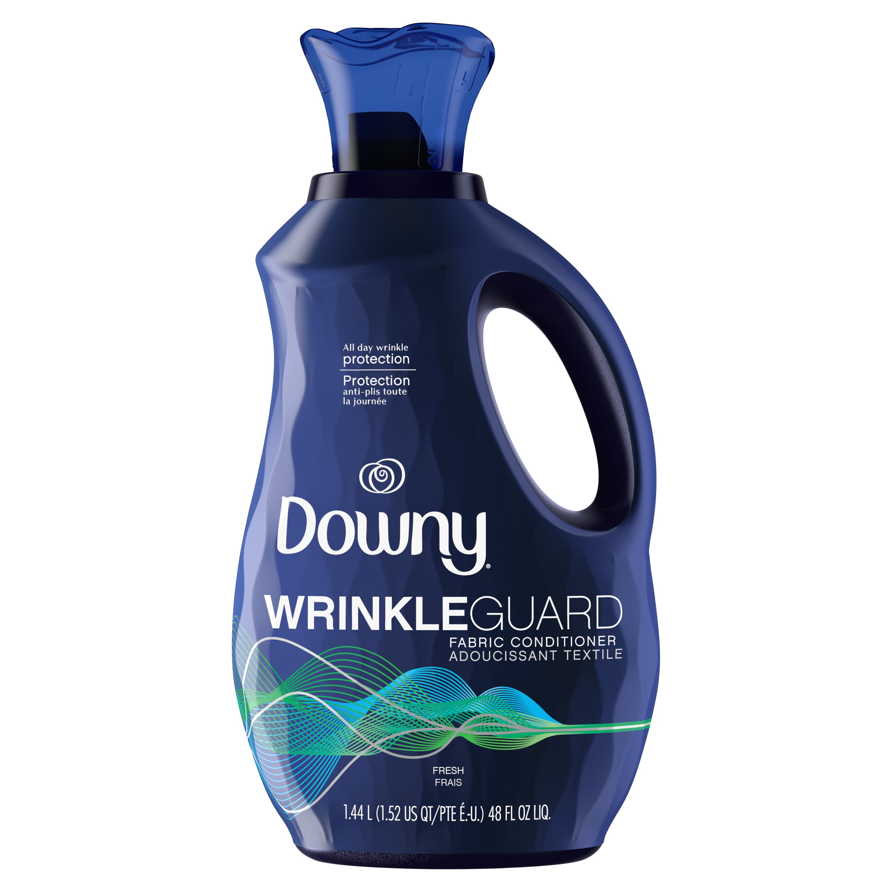Downy Wrinkleguard Fresh, Liquid Fabric Softener, 48 Fl Oz
