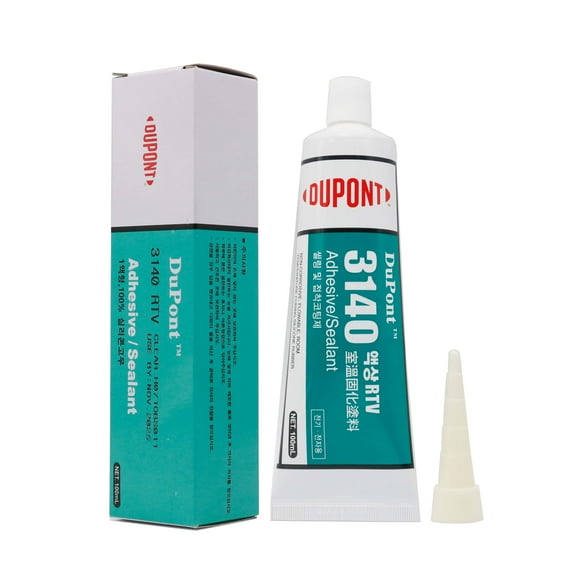 Dowsil 3140 RTV 100ml Coating Adhesive Sealant Translucent Clear Electrical Board Battery Assemblies Room Temperature Cure Vibration Shock Dampening Dow Corning 3140 Low Stress Flame Resistance