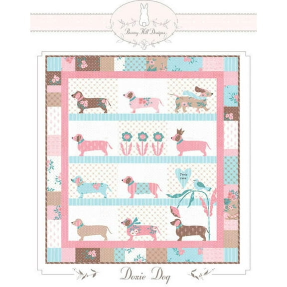 Doxie Dog Quilt Pattern by Anne Sutton