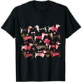 thumbnail image 1 of Doxie in Dog Dress Valentines Weiner Dachshund T-Shirt, 1 of 4