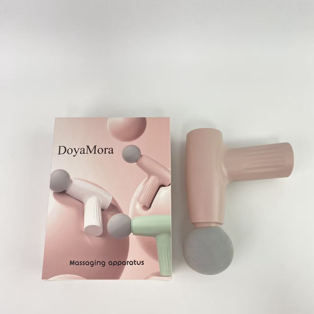DoyaMora Massage apparatus,Massage Fascia Gun Mini Deep Tissue Small Massager,Muscle Percussion Pink for Women,Athletes,Super Quiet