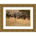 thumbnail image 1 of Doyle, Renee 18x13 Gold Ornate Wood Framed with Double Matting Museum Art Print Titled - Aware, 1 of 4