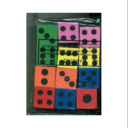 Dozen 1.5" Foam Dices