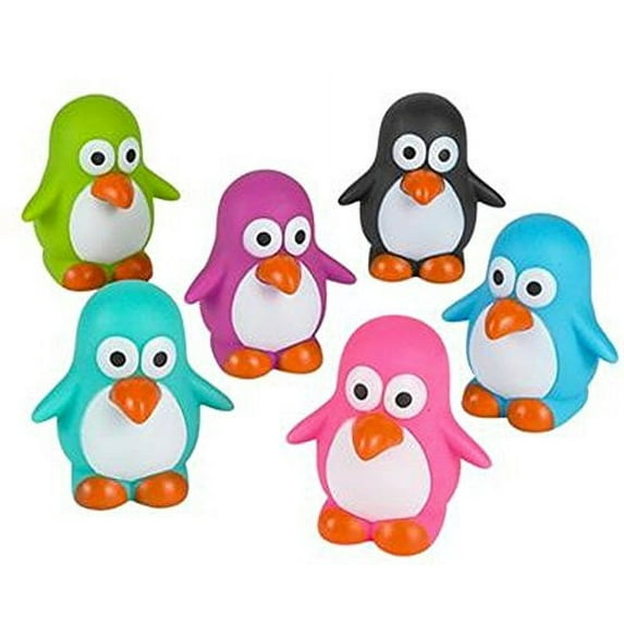 Dozen 2" Rubber Penguins