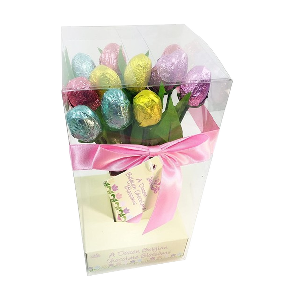 Dozen Beligian Milk Chocolate Blossoms 1.69 oz. Box