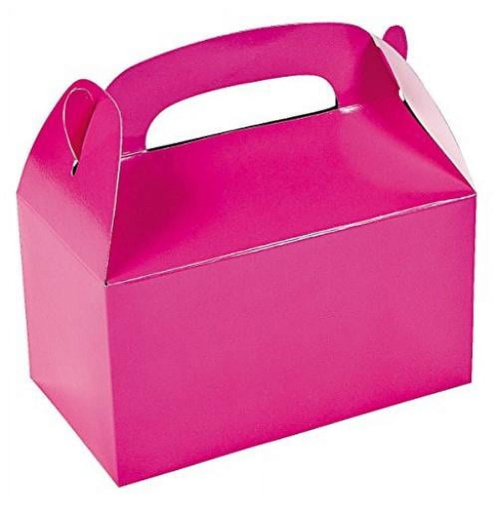 Dozen Hot Pink Treat Boxes - Walmart.com