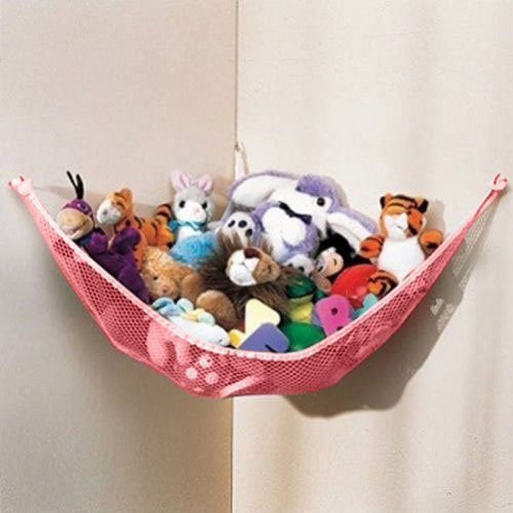 Hanging Toy Storage, Large Pockets Multifunction Space Saving Avoid Falling  Elastic Enough Capacity Stuffed Animal Holder For Bedroom ANGGREK Stuffed  Animal Holder