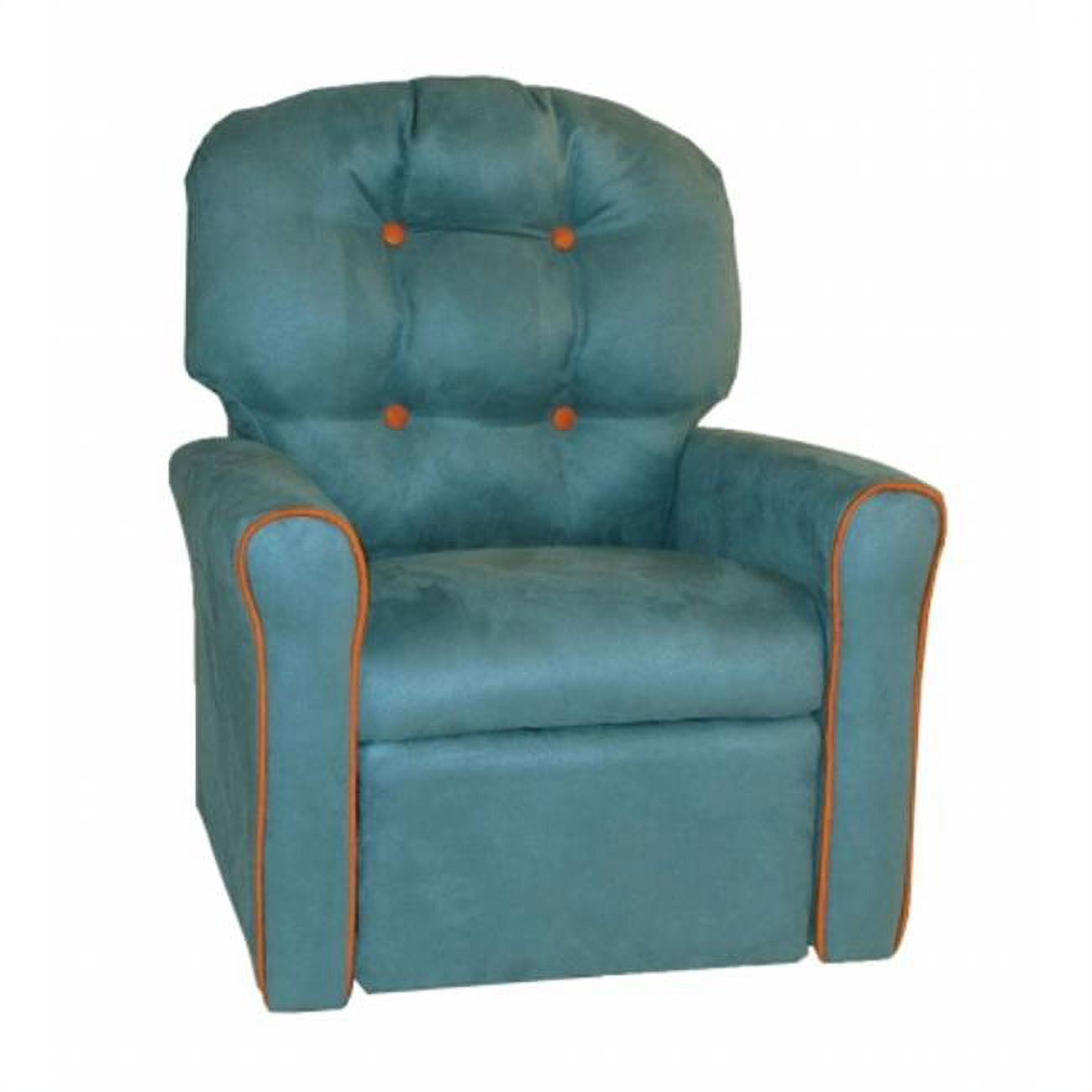 Dozydotes 18008 Kids Accent Rocker Recliner, Tide Pool & Pumpkin