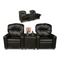 thumbnail image 1 of Dozydotes Theater Seating Black Leather Like Recliner, 1 of 2