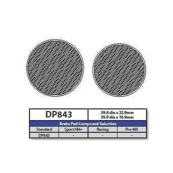 Dp Brakes DP843 Standard Sintered Metal Brake Pads
