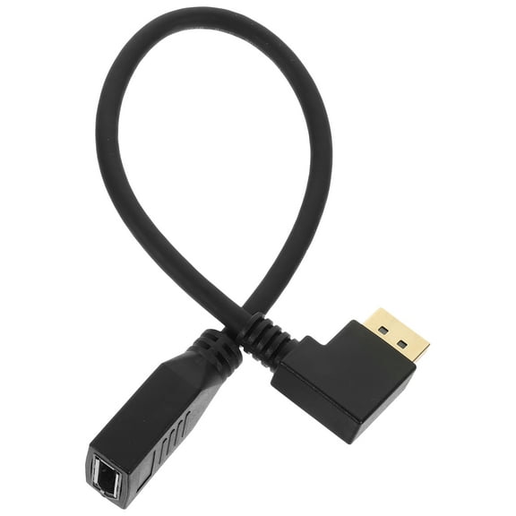 Dp1.2 4k High-definition Displayport Male to Female up down Extension Cord Metal Mesh Braided Shield Cords