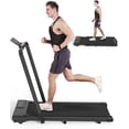 thumbnail image 1 of Dpforest Folding Treadmill Max 300lbs,Exercise for Home/Office,Speed Range 0.6-7.5mph,Installation-Free Low Noise, Safety Lock and Handrails (Black), 1 of 9
