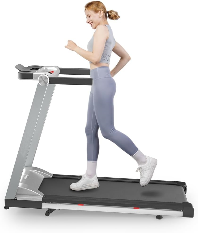 Dpforest Folding Treadmills for Home, 3.5 HP Treadmill with 350 LBS