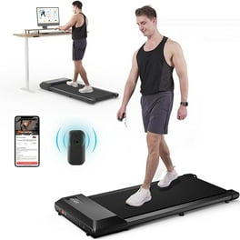Bigzzia 2.5 HP Under Desk Walking Treadmill Portable Exercise Machine Max Weight 265lbs Walmart