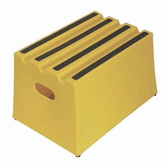 Dpi Step Stand,1 Step,Polyethylene,Yellow ST18-14