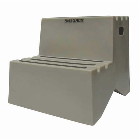 Dpi Step Stand,2 Steps,Polyethylene,Gray ST217-07