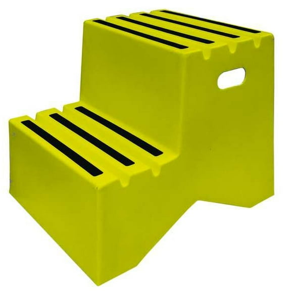 Dpi Step Stand,2 Steps,Polyethylene,Yellow ST217-14